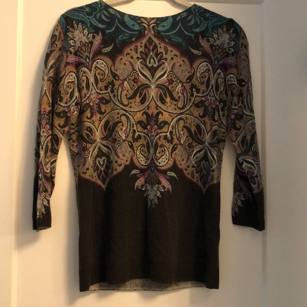 Talbots Cashmere Sweater 3/4 sleeve sweater